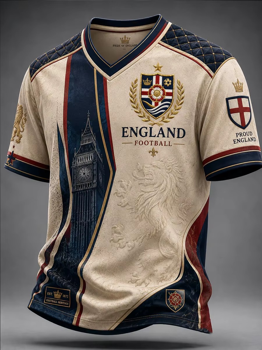 Badminton England - Camiseta de Fútbol Vintage de Inglaterra