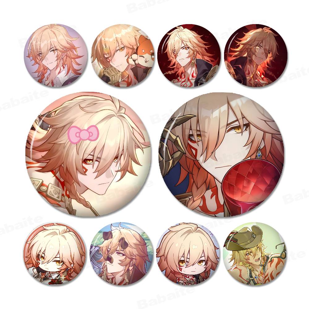 Badminton Meme - Broches de Honkai Star Rail Mydei,