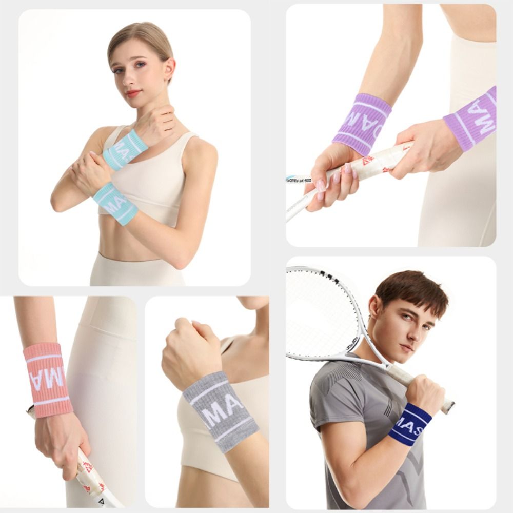 Wristband Pair Sweat - 1 par de muñequeras deportivas elásticas