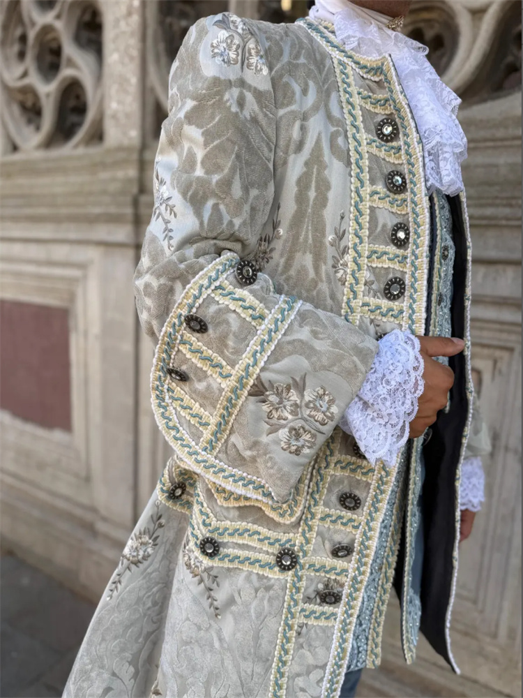Badminton Victory - Traje de esmoquin barroco rococó de