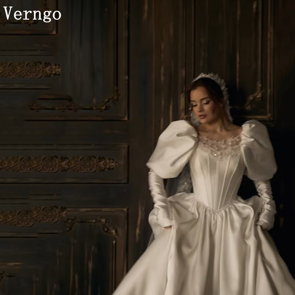 Badminton Victory - Vestido de Novia Verngo de Satén