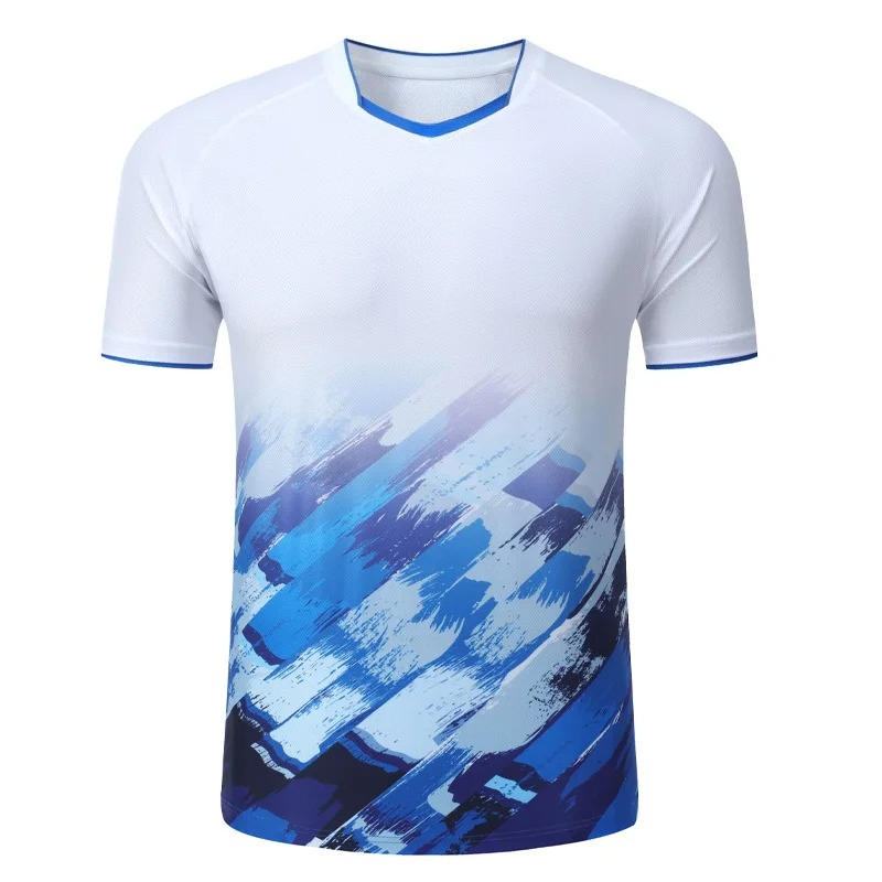 Badminton League - Camiseta Deportiva de Manga Corta para