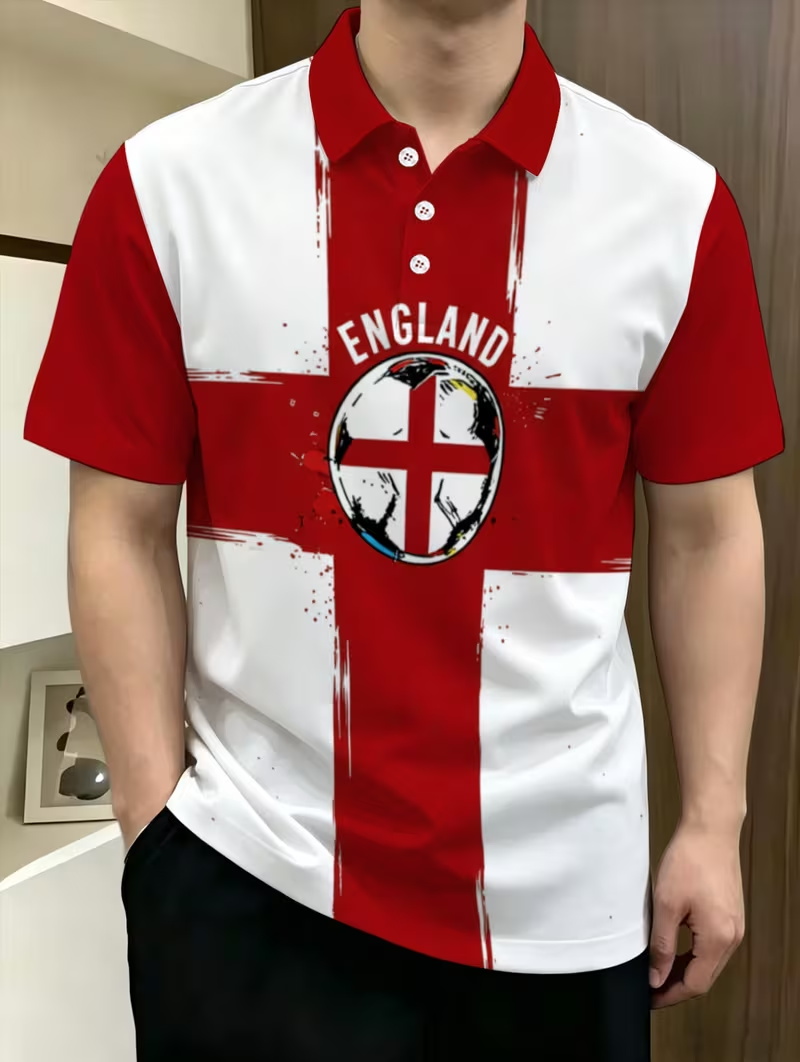 Badminton England - Camiseta de fútbol con diseño de