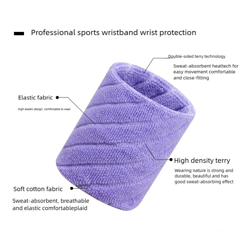 Muñequera elástica de algodón  - Wristband Pair Sweat reseña y precio