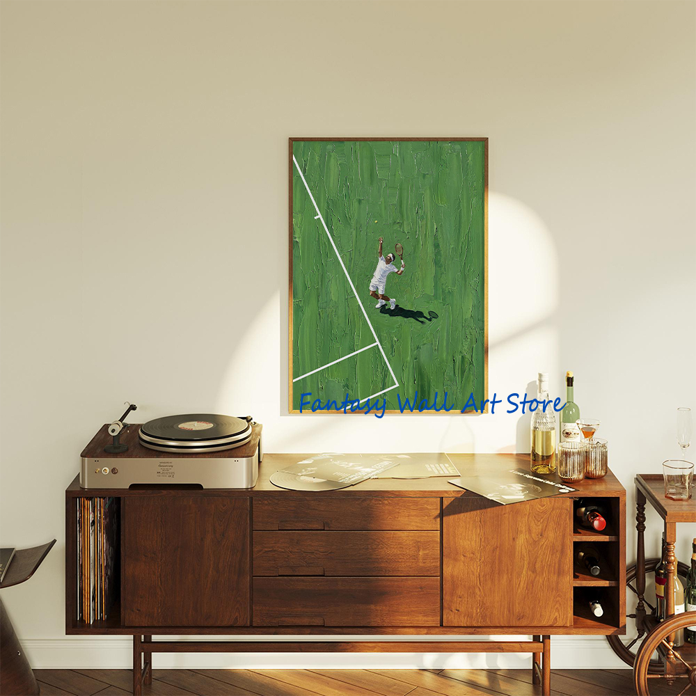 Póster de tenis, campeón del m - Badminton League reseña y precio