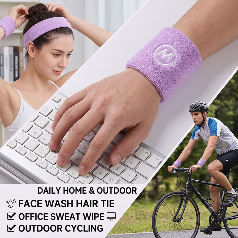 1 par de muñequeras deportivas - Wristband Pair Sweat reseña y precio