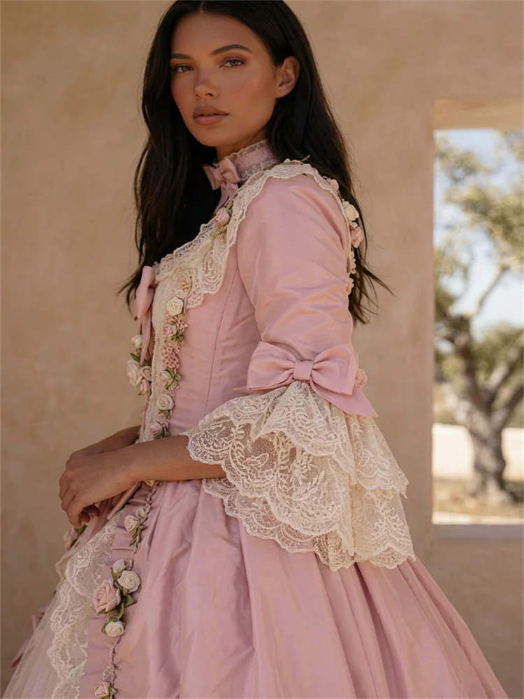 Vestido Floral Barroco Rococó  - Badminton Victory reseña y precio