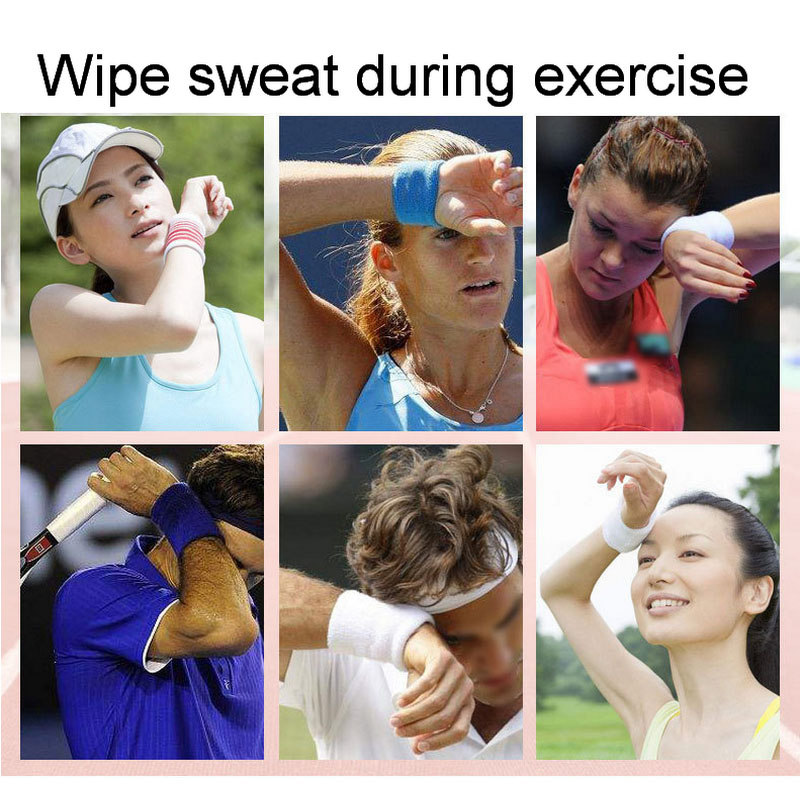 1 par de toallas, pulseras dep - Wristband Pair Sweat reseña y precio