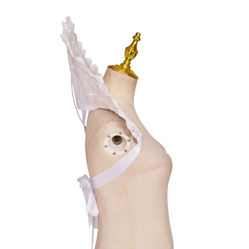 Collar Vertical Tudor blanco r - Badminton Victory reseña y precio